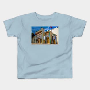 Morocco. Fes. Gates of the Royal Palace. Kids T-Shirt
